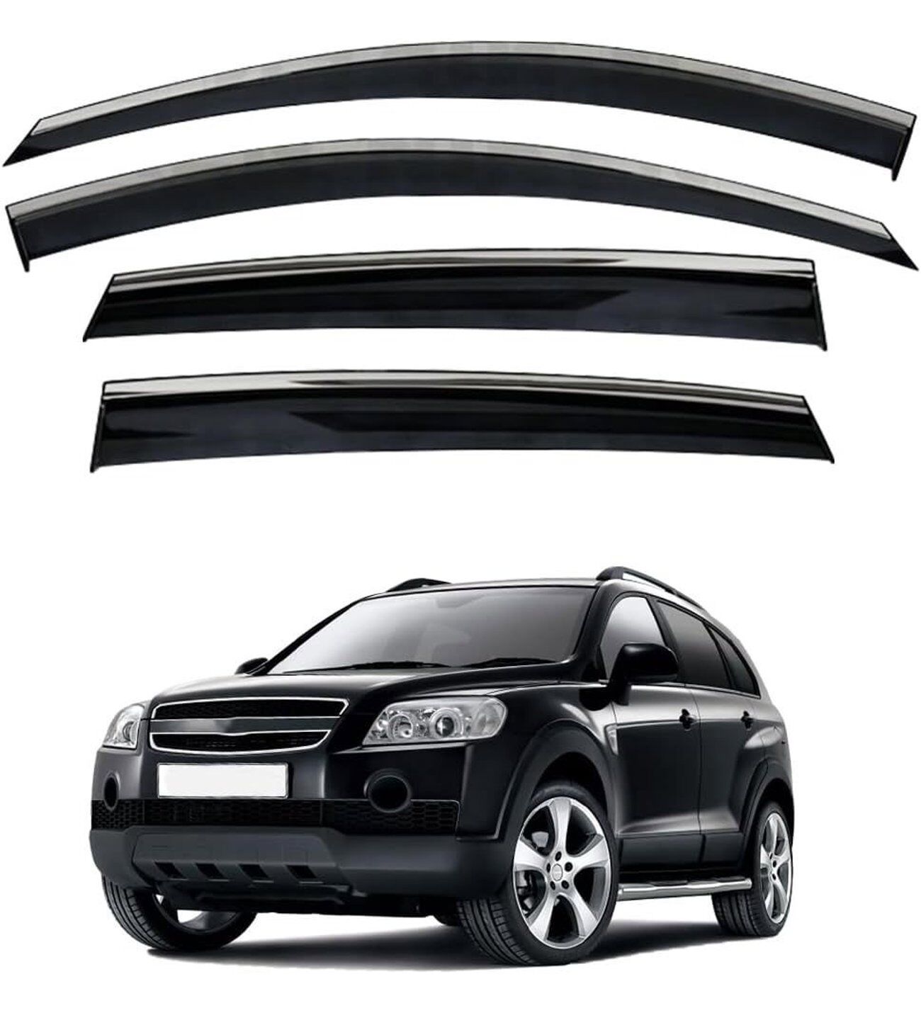 Chevrolet Captive Kromlu Cam Rüzgarlığı İthal 2007+ sonrası