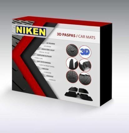 Seat Leon Havuzlu 3D Paspas Niken Siyah 1998-2004 arası uyumlu