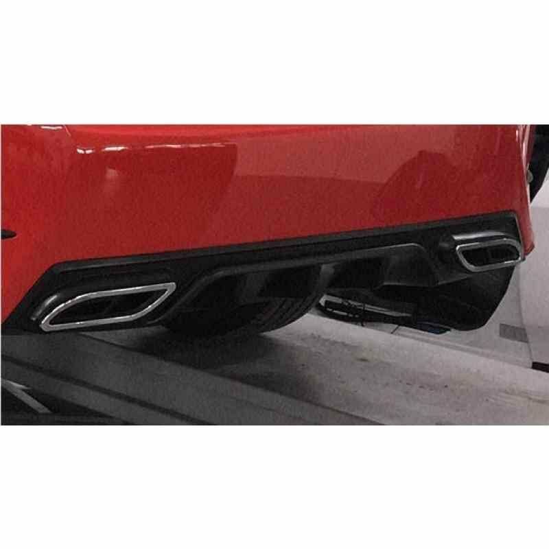 Honda Civic Fc5 çift eksoz görünümlü standart difüzör parlak siyah 2016-2019 arası modeller