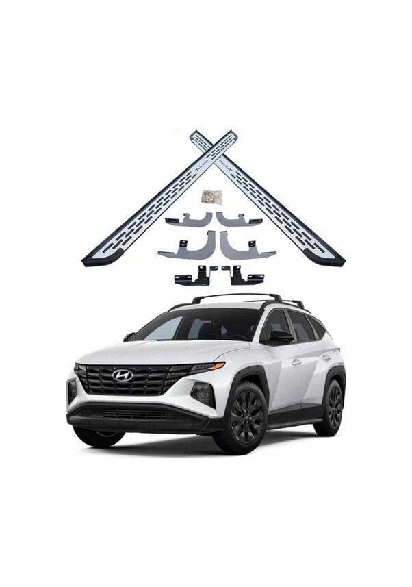 Hyundai Tucson Yan Basamak Kromlu Model 2022-2024 Arası Uyumlu