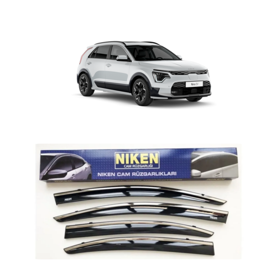 Kia Niro Kromlu Cam Rüzgarlığı Niken 2016-2021 arası uyumlu