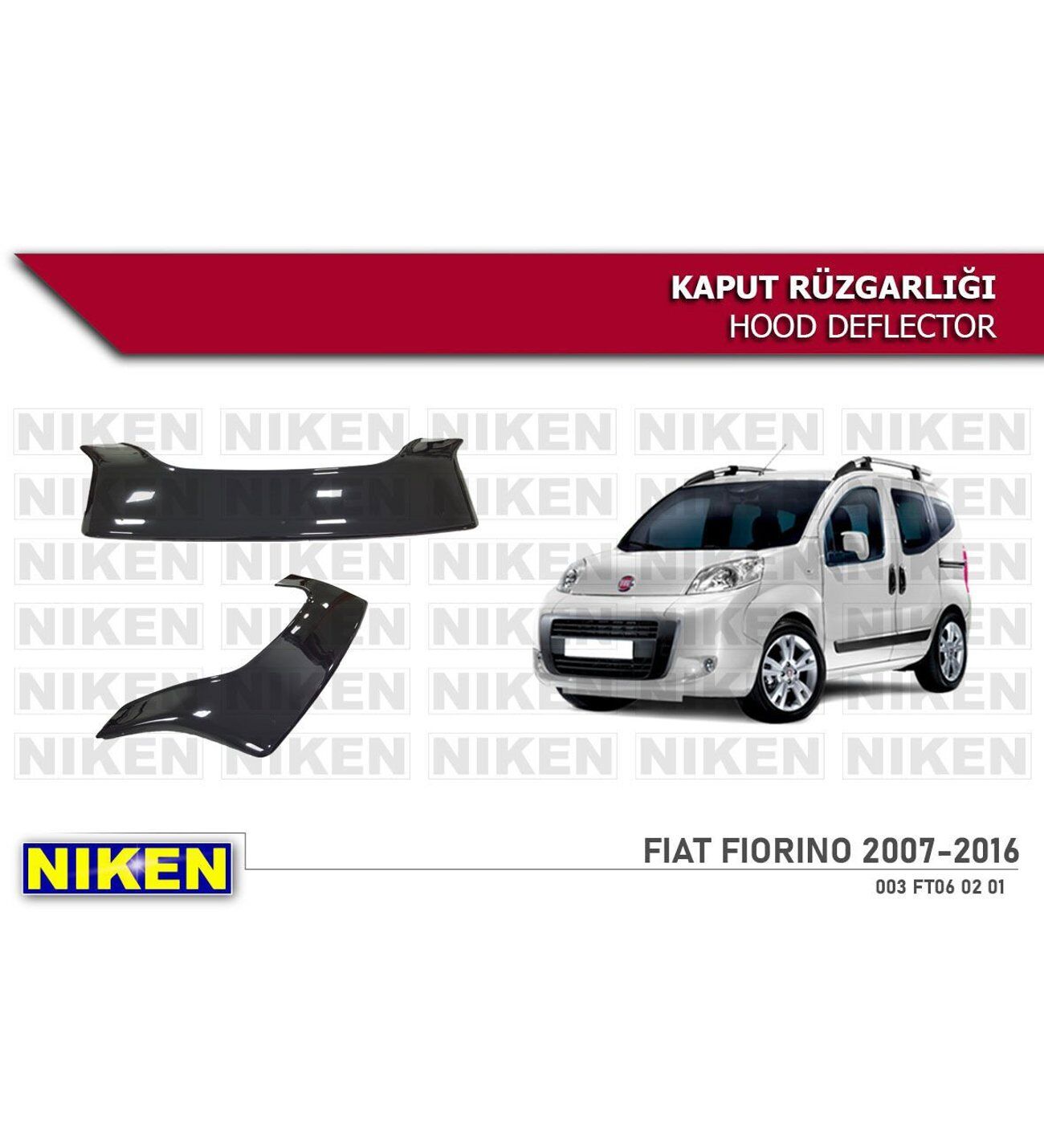 Citroen Nemo Kaput Rüzgarlığı Koruyucu 2008 sonrası