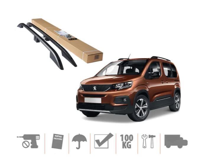 Fiat Doblo 2 Tavan Çıtası Kısa Gri 2010-2015 Arası modeller