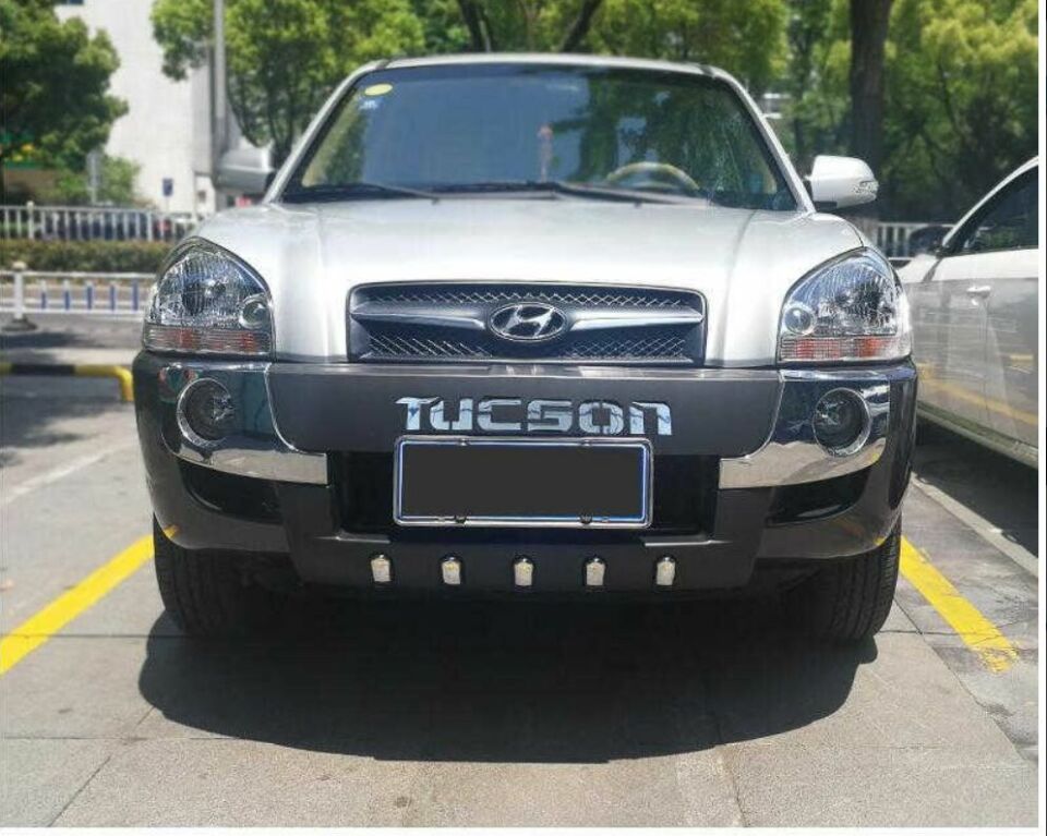 Hyundai tucson ön tampon koruma difüzör oem 2004 - 2009