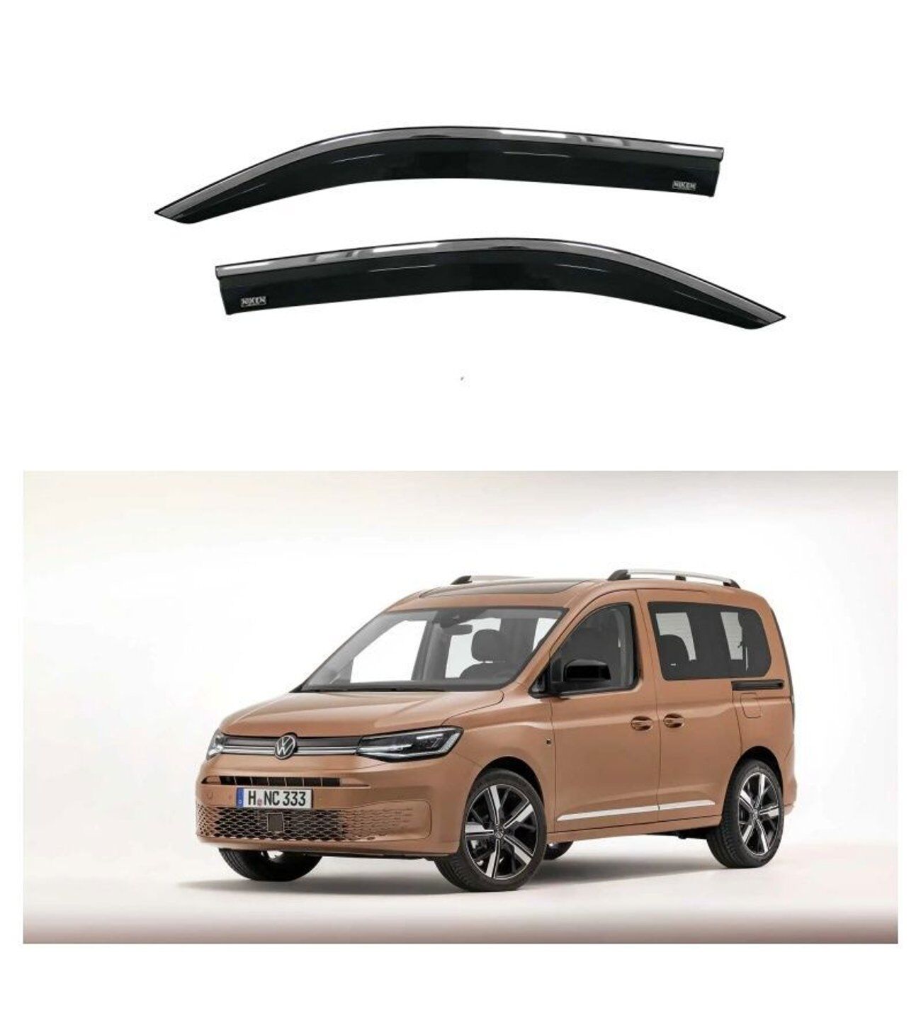 Vw Caddy Kromlu Cam Rüzgarlığı 2 li Niken 2020+ sonrası modeller