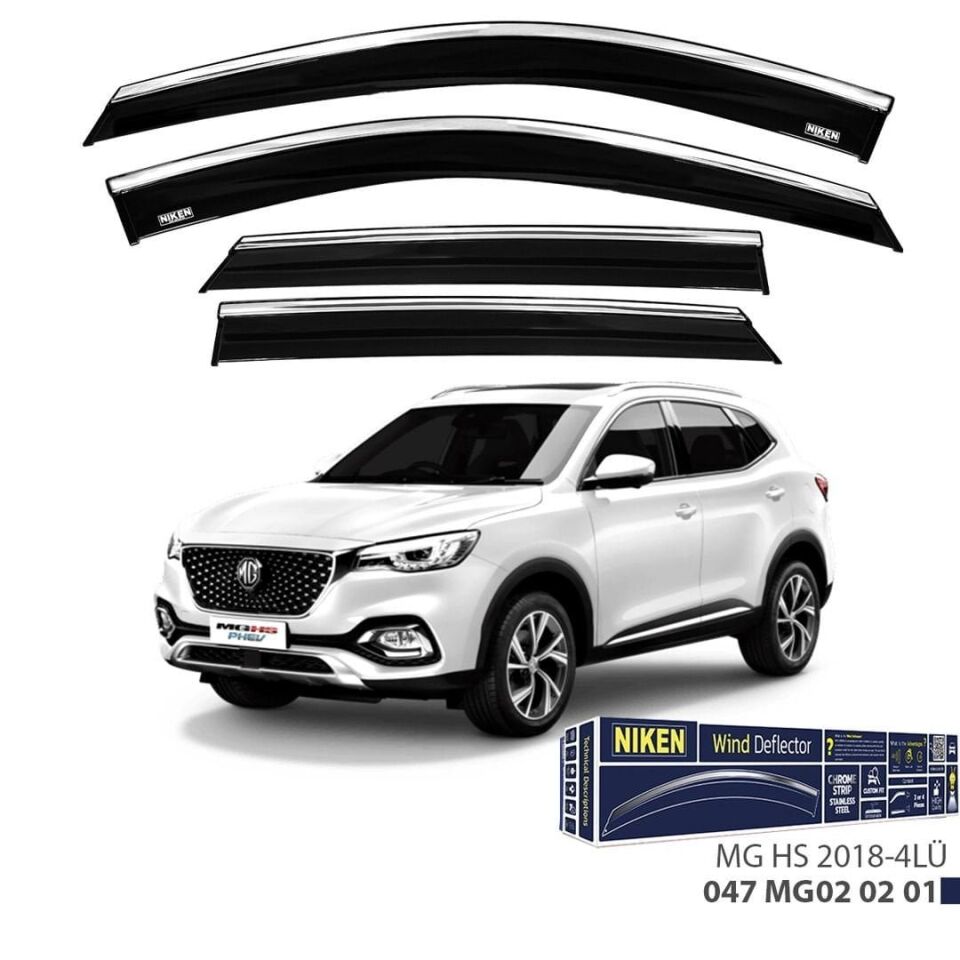 Niken Mg HS Cam Rüzgarlığı Kromlu 4'Lü 2018+ Sonrası