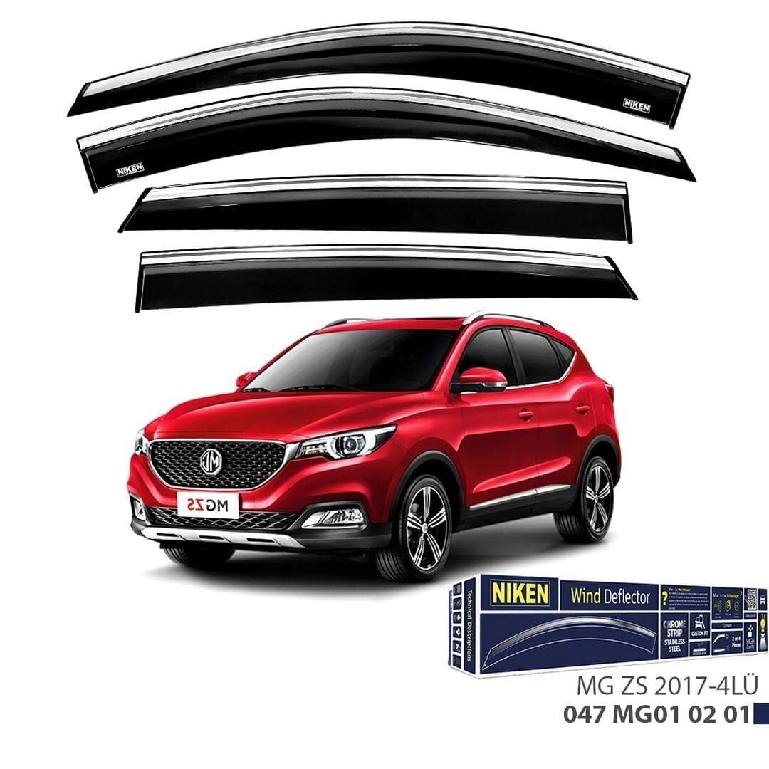 Niken Mg ZS Cam Rüzgarlığı Kromlu 4'Lü 2017+ Sonrası