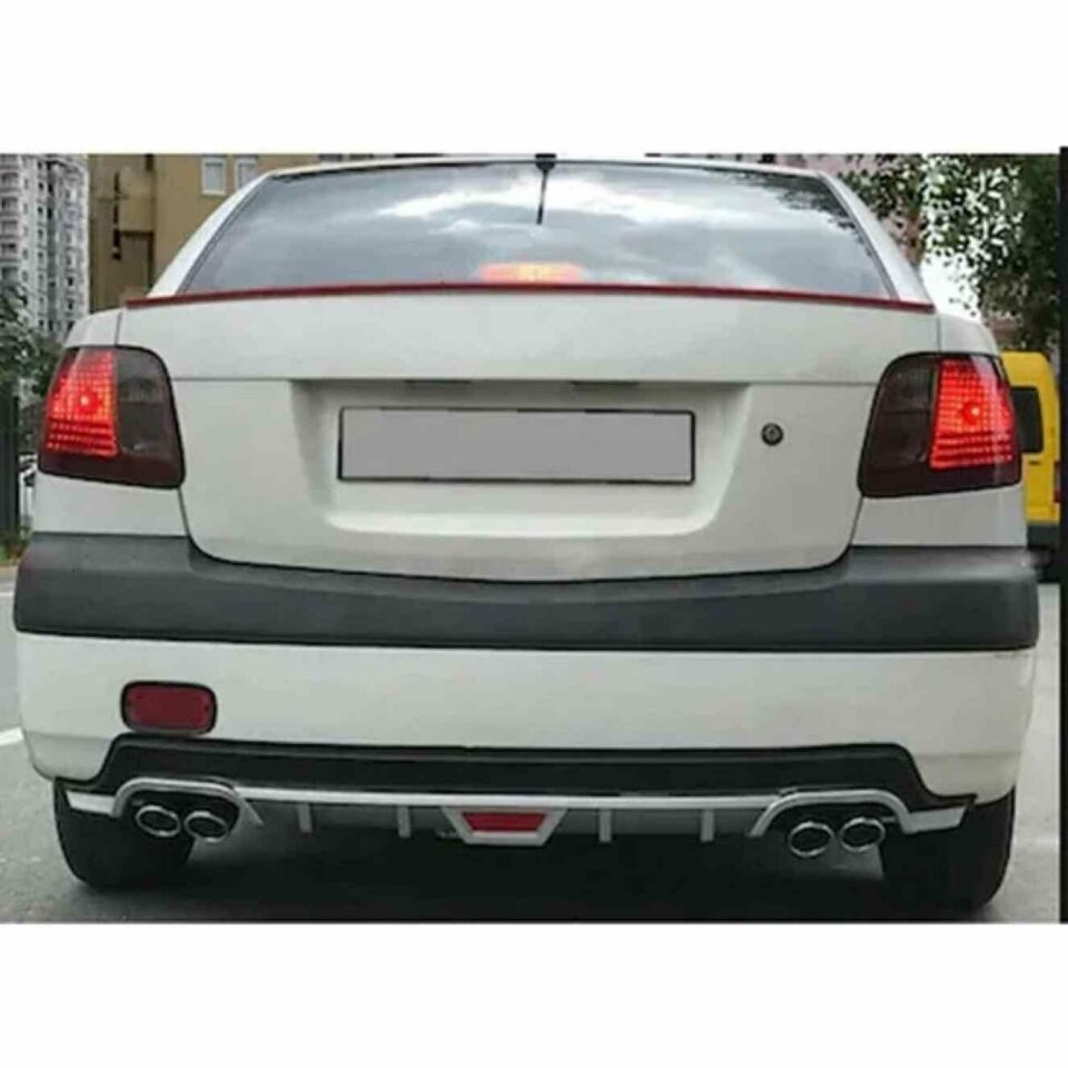 Kia Rio sedan uyumlu arka tampon altı difüzör Gri 2005-2011 arası