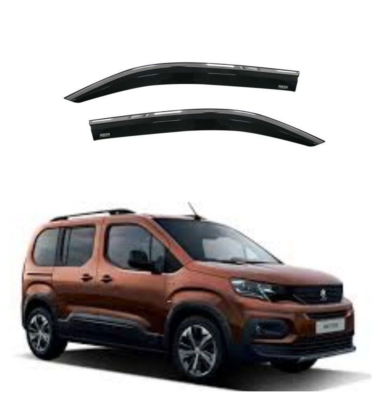 Peugeot Rifter Kromlu 2'li Cam Rüzgarlığı Niken 2019+ sonrası uyumlu