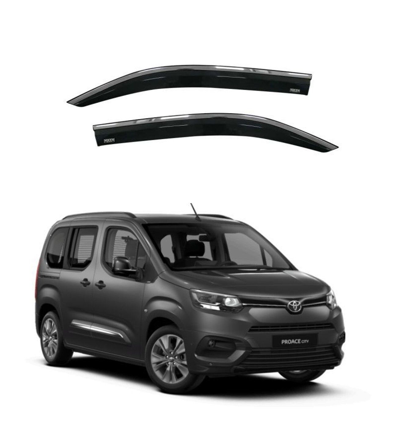 Toyota Proace Kromlu 2'li Cam Rüzgarlığı Niken 2019+ sonrası uyumlu
