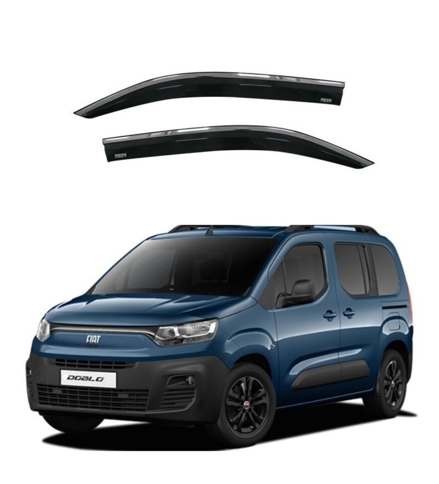 Fiat Doblo Kromlu 2'li Cam Rüzgarlığı Niken 2019+ sonrası uyumlu