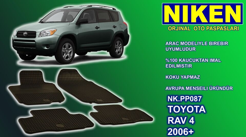 Toyota Raw 4 paspas kauçuk oem germany 2006-2013 Arası NİKEN