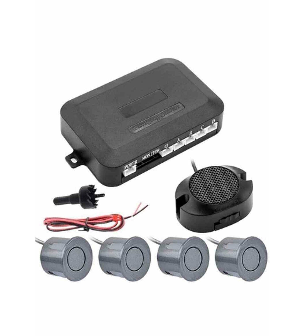 Araç Park Sensörü 18mm bip-bip sesli Gri AEM