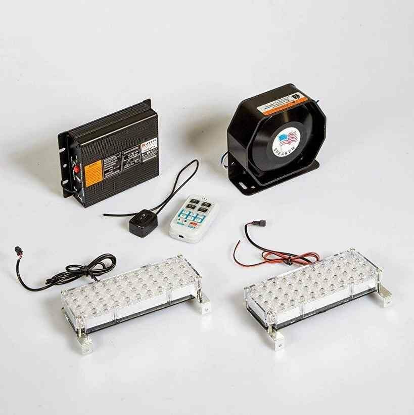Space Mikrofonlu Metal Siren Uzaktan Kumandalı -SSSR45-1 (Çakarlı Model)