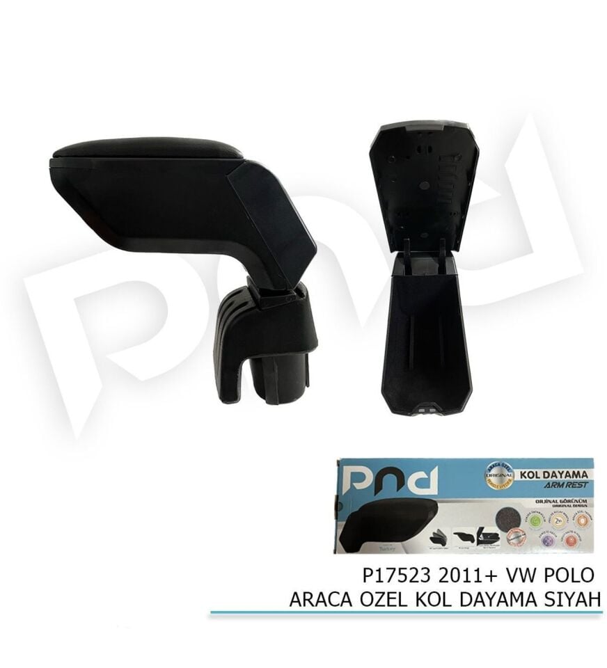 Vw Polo Araca Özel Kol Dayama Kolçak Siyah 2011+ sonrası modellere uyumlu