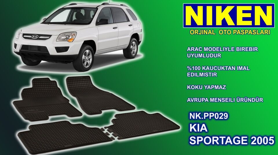 Kia Sportage paspas kauçuk oem germany 2005-2010 Arası NİKEN