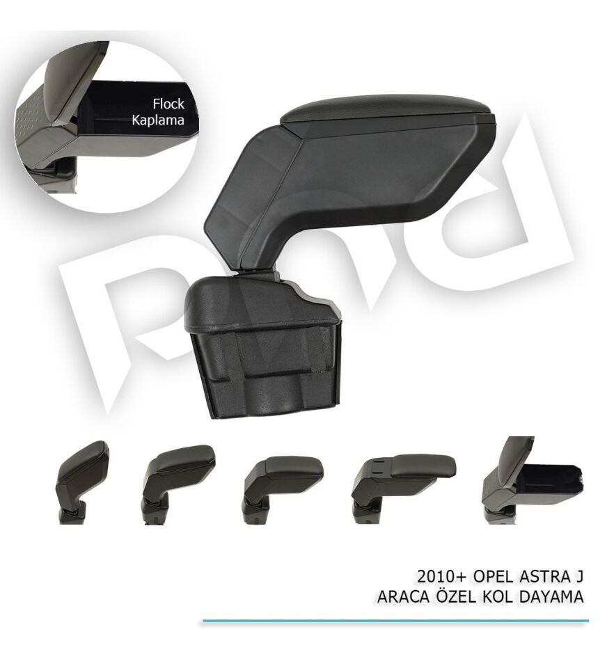 Opel Astra J Araca Özel Kol Dayama Kolçak Siyah 2010 sonrası modellere uyumlu