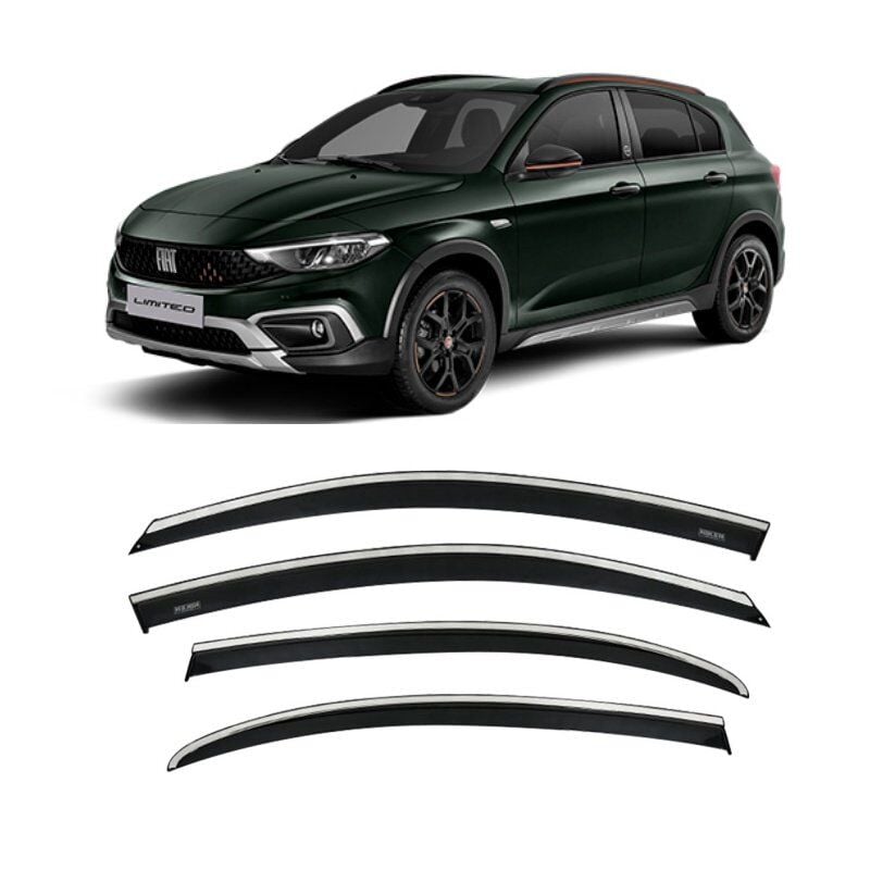 Fiat Egea Cross Kromlu Cam Rüzgarlığı Niken 2019+ sonrası uyumlu