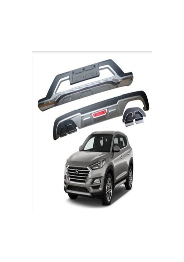 Dmb Hyundai Tucson Ön Arka Tampon Koruması Difüzör Kalın tip 2018-2021 Arası Uyumlu
