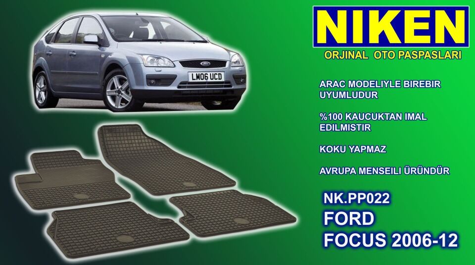 Ford Focus 2 paspas kauçuk oem germany 2005-2012 Arası NİKEN