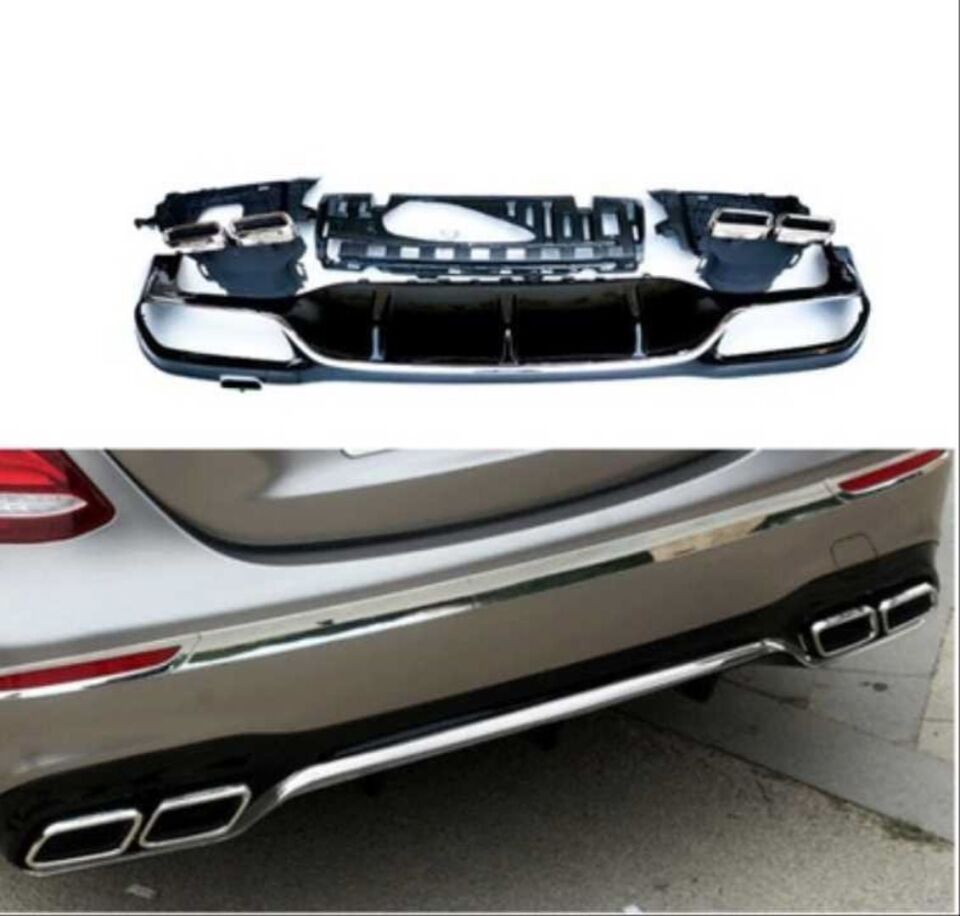 Mercedes E Serisi W213 E63 Difüzör Gri (4 Kapı) 2016-2020 arası uyumlu