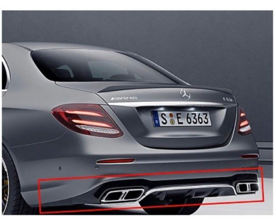 Mercedes E Serisi W213 E63 Difüzör Gri (4 Kapı) 2016-2020 arası uyumlu