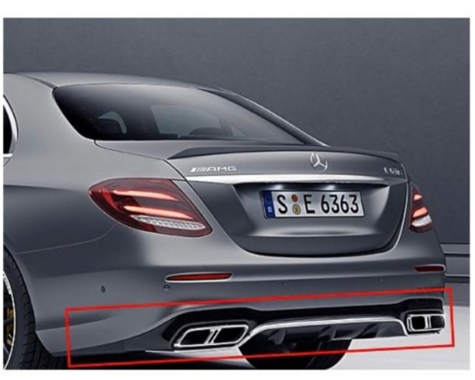 Mercedes E Serisi W213 E63 Difüzör Gri (4 Kapı) 2016-2020 arası uyumlu