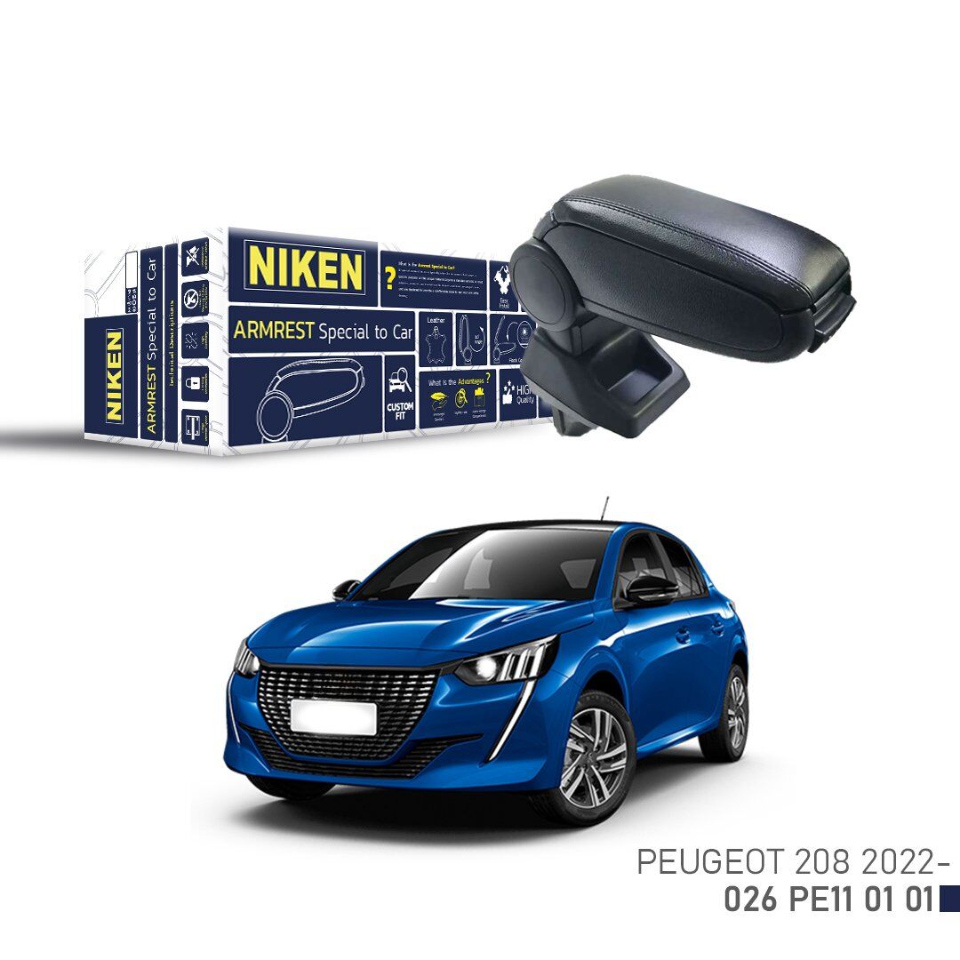 Peugeot 208 Araca Özel Kol Dayama Kolçak 2022 sonrası Niken