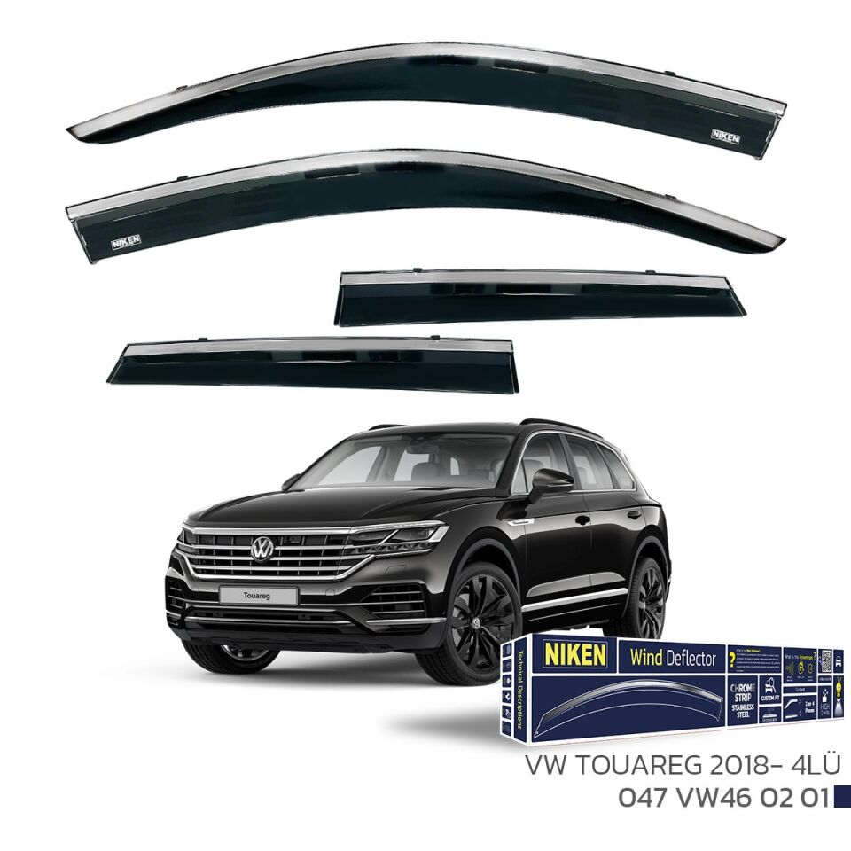 Vw Touareg Kromlu Cam Rüzgarlığı Niken 2018+ sonrası uyumlu