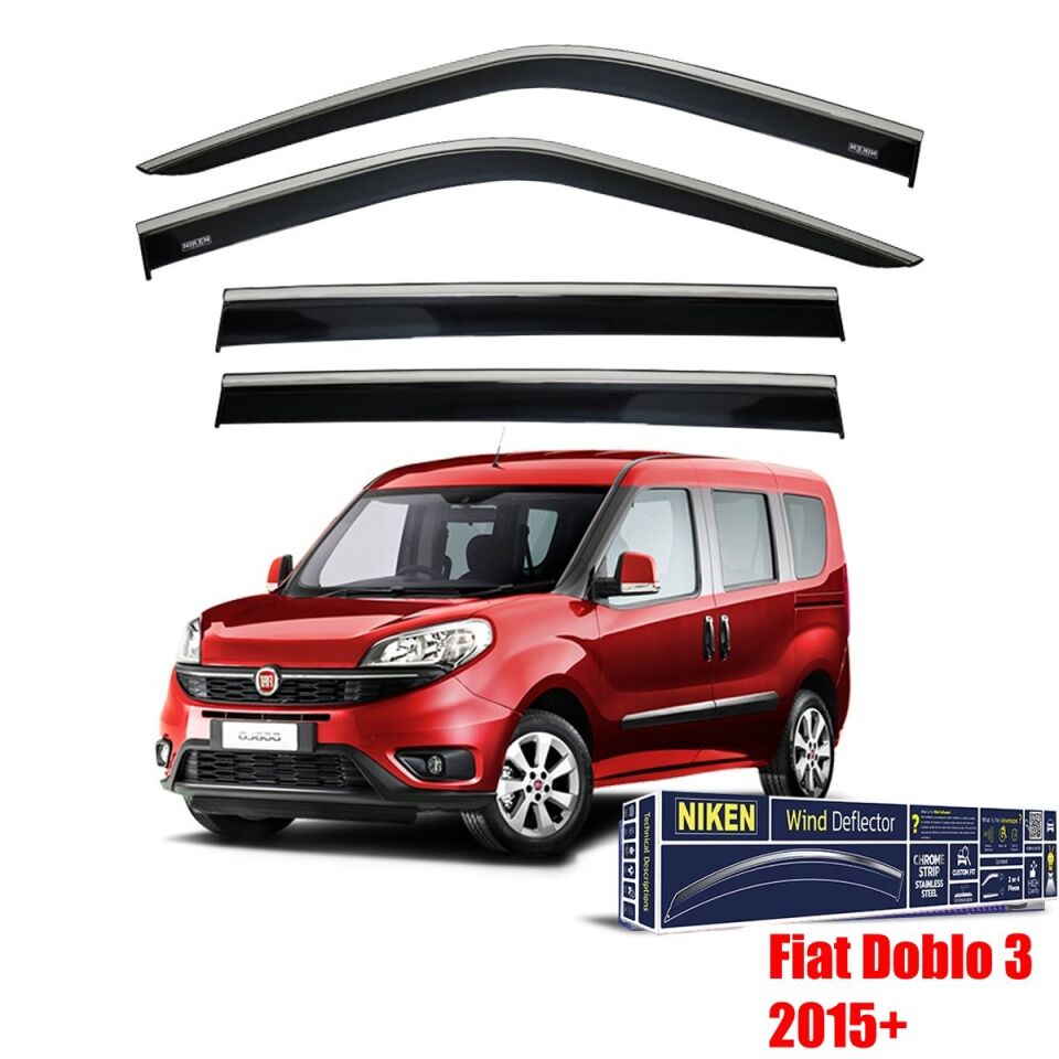 Fiat Doblo 3 Kromlu Cam Rüzgarlığı Niken 2015-2023 arası modeller