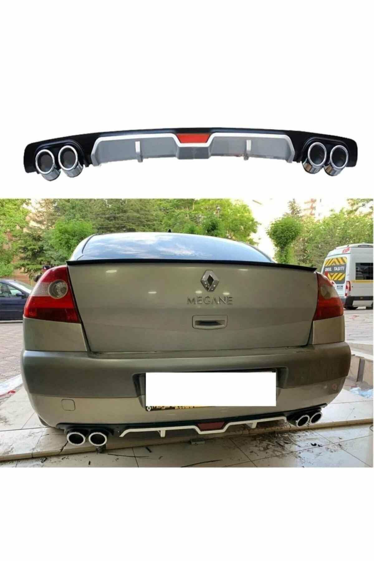 Renault Megane 2 uyumlu üniversal difüzör Siyah 2002-2009 arası