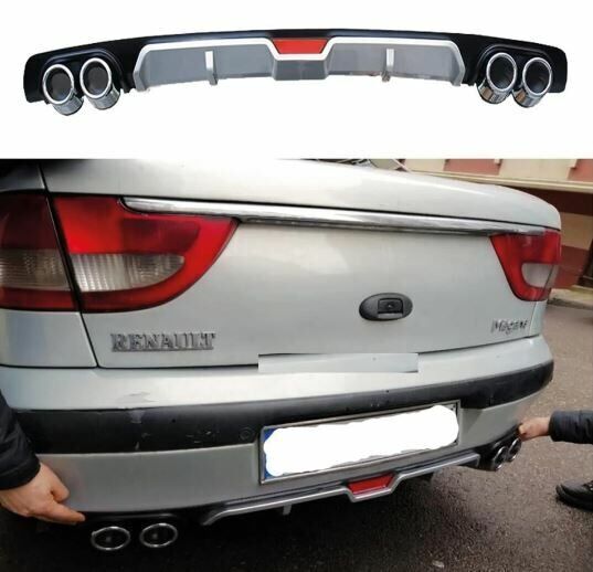 Renault Megane 1 uyumlu üniversal difüzör Siyah 1995-2002 arası