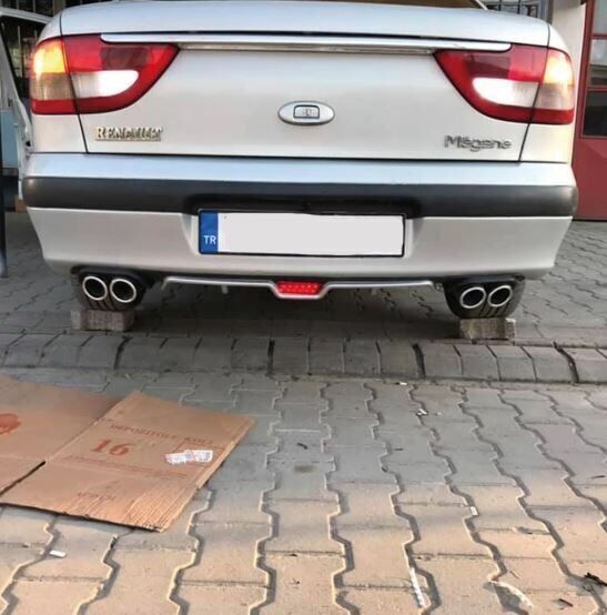 Renault Megane 1 uyumlu üniversal difüzör Gri 1995-2002 arası