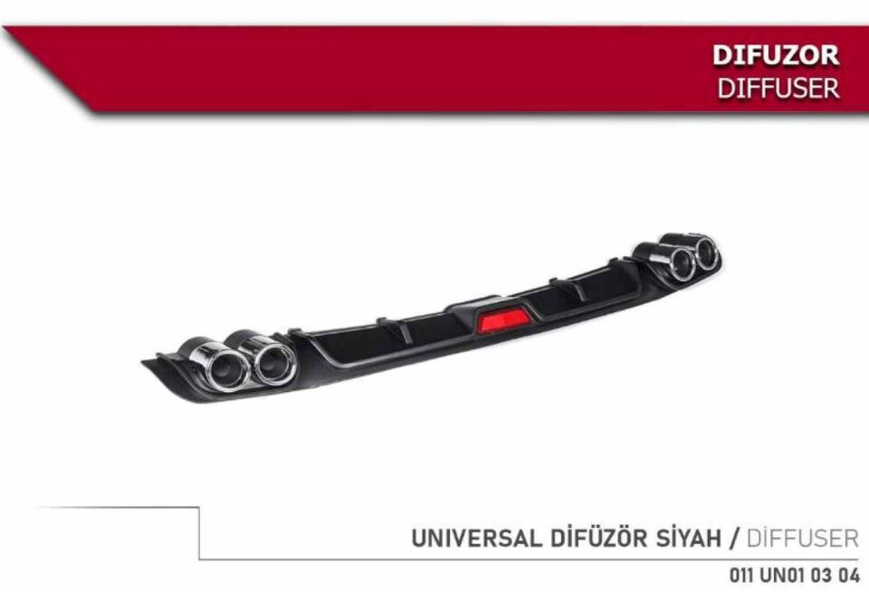 Renault Megane 1 uyumlu üniversal difüzör Gri 1995-2002 arası