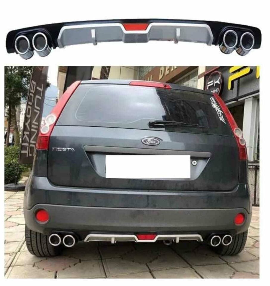 Ford Fiesta uyumlu üniversal difüzör Gri 2009-2016 arası