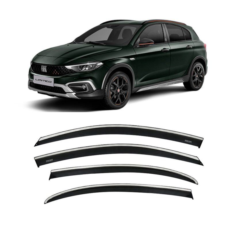 Fiat Egea Cross Kromlu Cam Rüzgarlığı Niken 2019+ sonrası uyumlu