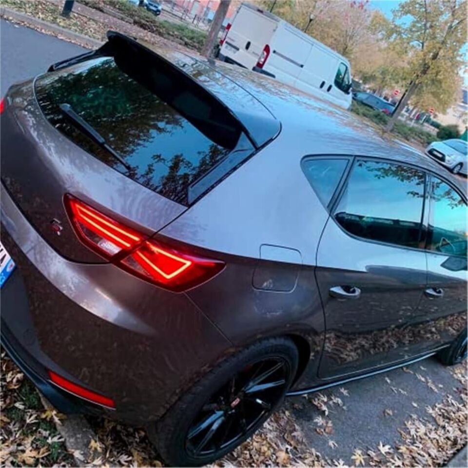 Seat Leon Boyalı Bagaj Üstü Spoiler 2013-2020 arası uyumlu