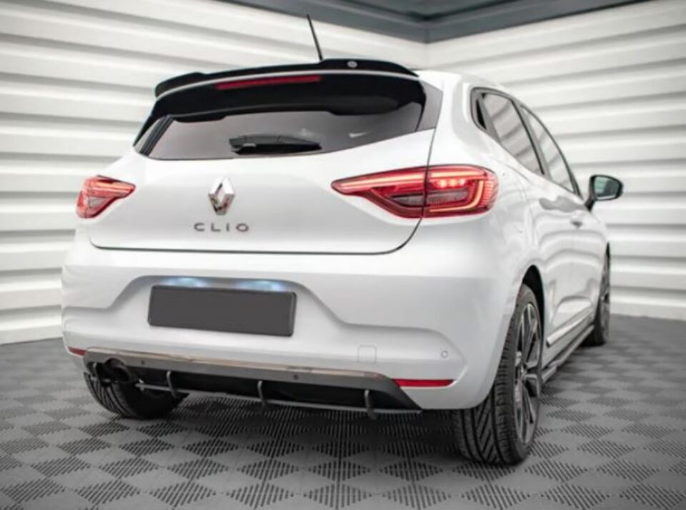 Renault Clio 5 Boyalı Bagaj Üstü Spoiler 2020+ sonrası uyumlu