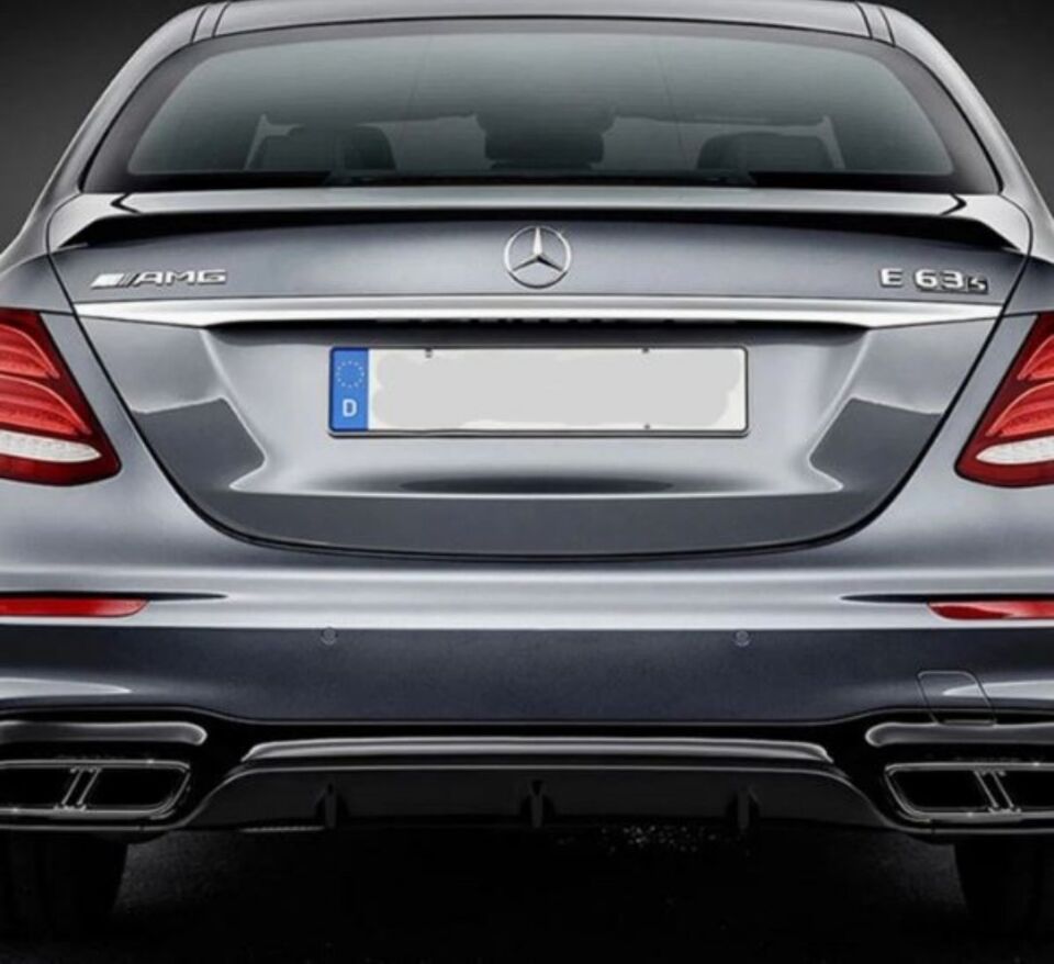 Mercedes E Serisi W213 E63 Amg Arka Tampon 2016-2020 Arası DİFÜZÖRLÜ MODEL
