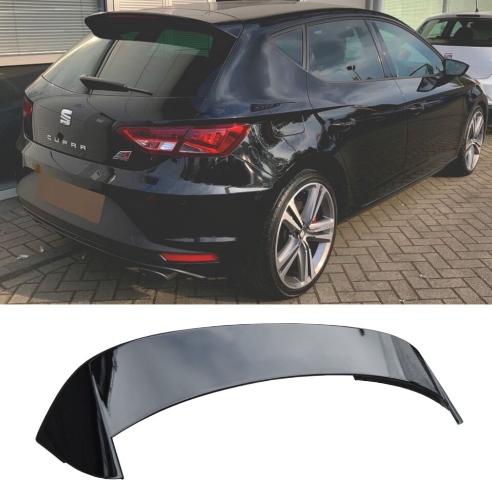 Seat Leon Mk3 Boyalı Bagaj Üstü Spoiler 2012-2019 arası uyumlu