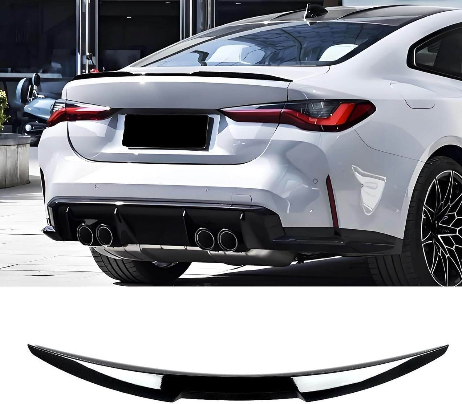 Bm-w 4 Serisi G22 2 kapı M4 Boyalı Bagaj Üstü Spoiler 2021-2025 arası