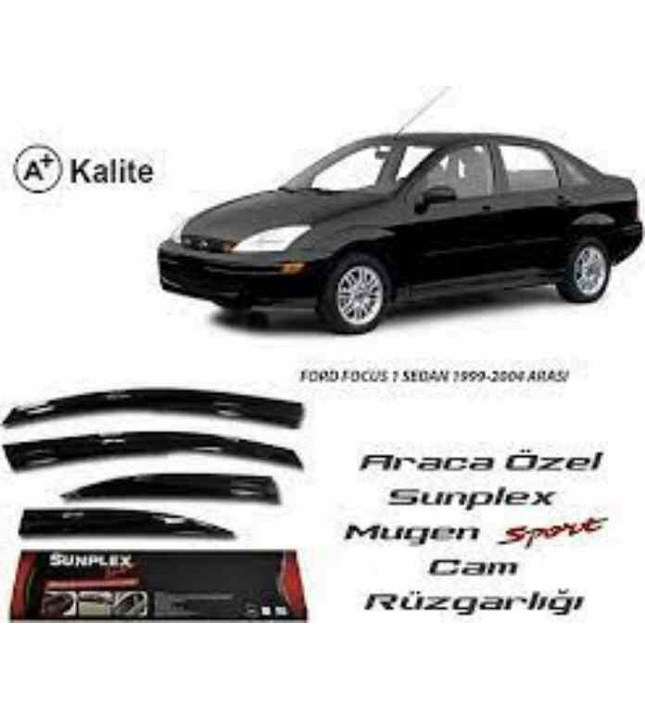 Ford Focus 1 Mugen Cam Rüzgarlığı 1999-2004 arası 4'lü Sunplex