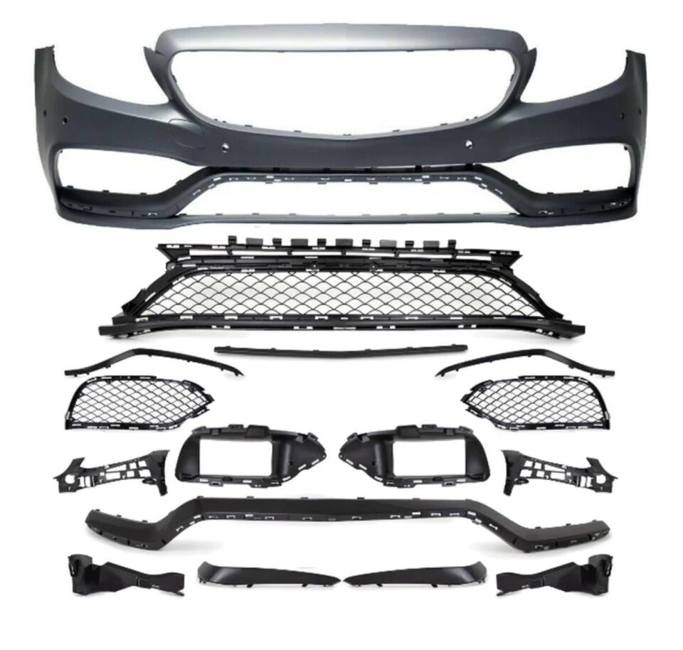 Mercedes C Serisi W205 C63 Amg Ön Tampon Set 2015-2020 Arası Uyumlu 1.Model