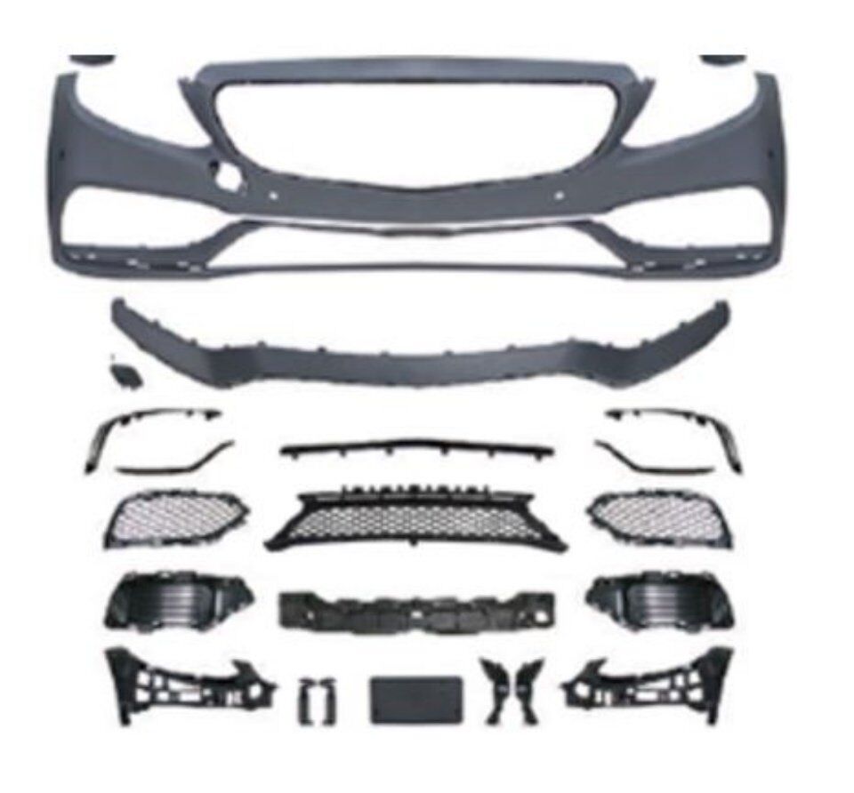 Mercedes C Serisi W205 C63 Amg Ön Tampon Set 2015-2020 Arası Uyumlu 1.Model