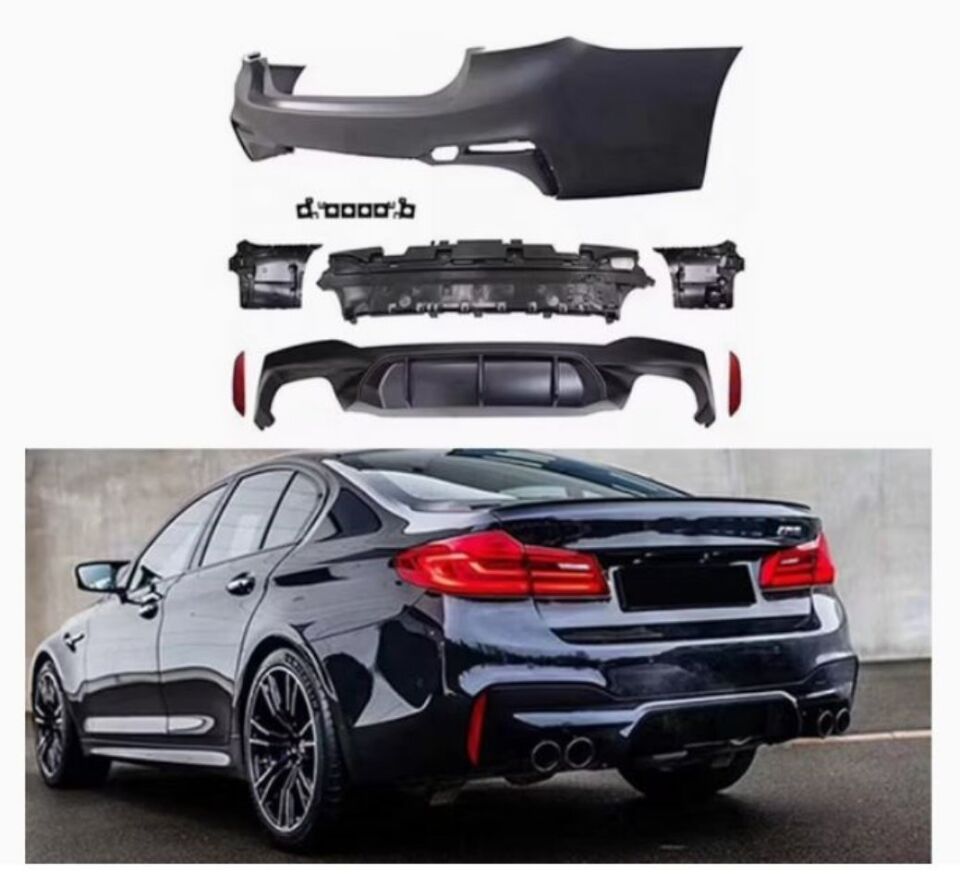 Bm w 5 Serisi G30/38 M5 Arka Tampon Komple Set 2018-2020 Arası Uyumlu