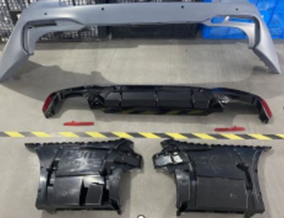 Bm w 5 Serisi G30/38 M5 Arka Tampon Komple Set 2018-2020 Arası Uyumlu