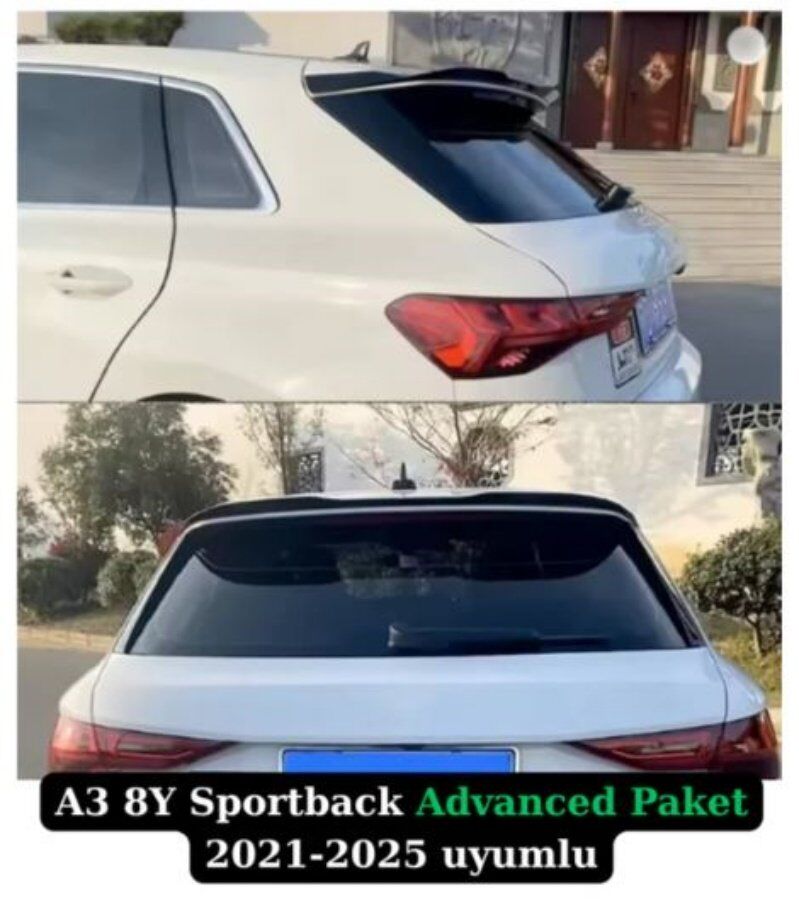 Audi A3 Hb Gti Boyalı Spoiler 2021-2025 arası modeller