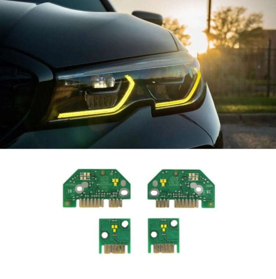 Bmw G20 Lci Angel Led Modülü Sarı 2019-2022 arası laser far uyumlu