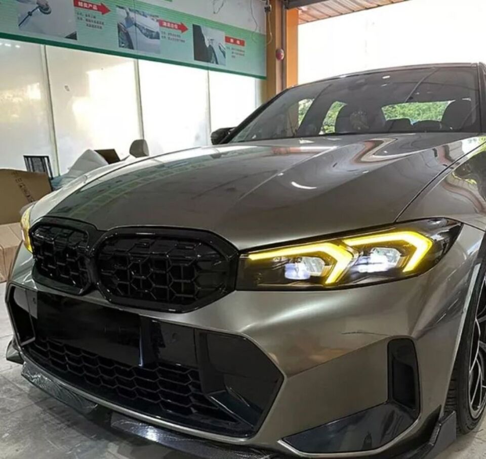 Bmw G20 Lci Angel Led Modülü Sarı 2023+ drl led laser far uyumlu