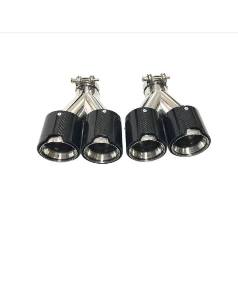 Akrapoviç Ekzoz Ucu Parlak Karbon 4lü sağ ve sol Bmw M Model 90mm